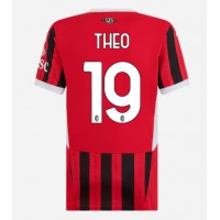 Maglia Calcio AC Milan Theo Hernandez #19 Prima Divisa Donna 2024-25 Manica Corta